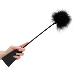 Ouch! Cravache et Plumeau Ouch 43cm Noir